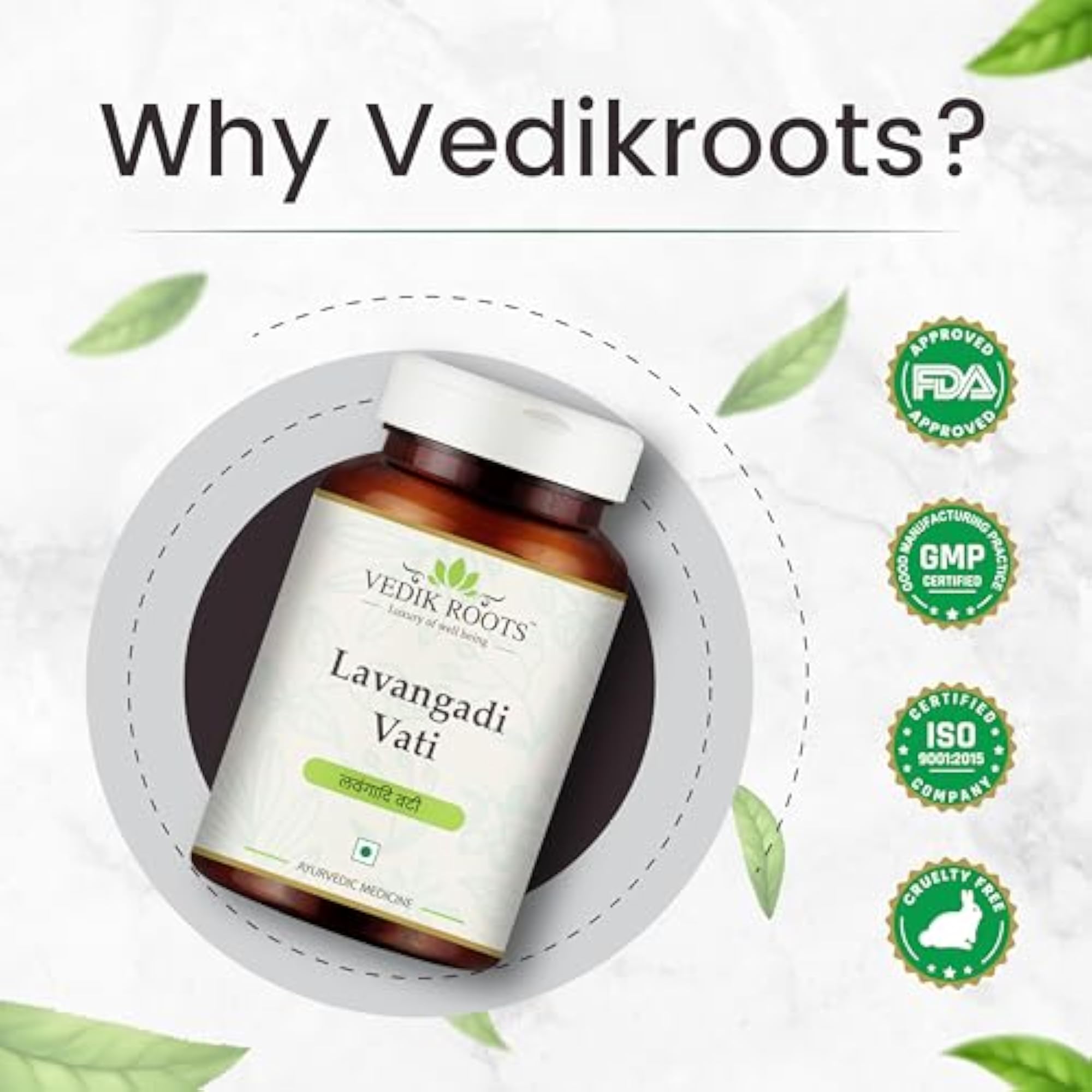 Vedikroots Lavangadi Vati - 120 Tabs